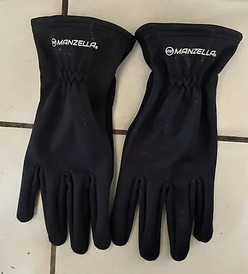 Manzella Gloves Men’s Black NEW Sz Lg  • $19.50