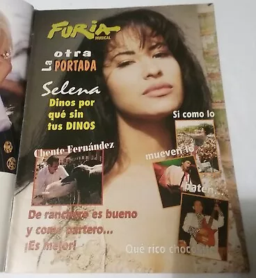 Selena Quintanilla Y Veronica Castro 1994 Furia Musical Magazine • $140