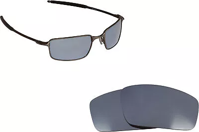 $24 • Buy LenSwitch Polarized Replacement Lenses For Oakley Square Wire Sunglasses Silver
