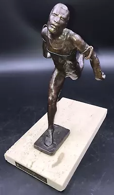 Royal Copenhagen Sterett Gittings Kelsey Olympic Runner Bronze Statue #282/2500 • $369.99