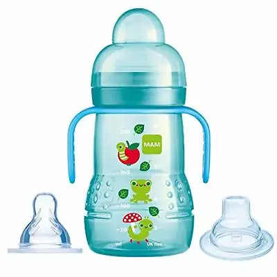 £15.82 • Buy MAM FBT102B Trainer Plus 2-in-1 For Easy Transition, Blue (Designs May Vary)