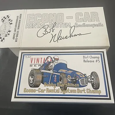 GMP Bobby Marshman #5 Econo-Car Rental System Dirt Champ 1:18 Offenhauser • $105.36