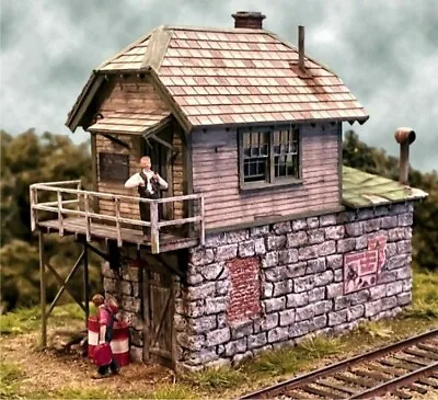 Bar Mills (HO-Scale) #0272 Tower At CRANBERRY Yard Laser Cut Building Kit - NIB • $64.95