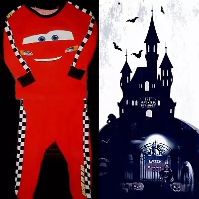 Disney Baby Cars Lightning McQueen 2-Piece Baby Pajama Set Size 12-18 Months HTF • $125