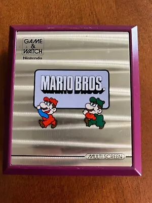 Nintendo Mario Bros Multi Screen Game And Watch 1983 Tested / Working • $18.50