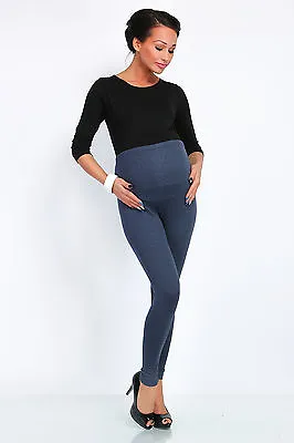 Winter Thick Heavy Warm Cotton Maternity Pregnancy Leggings Full Ankle Length • £5.50