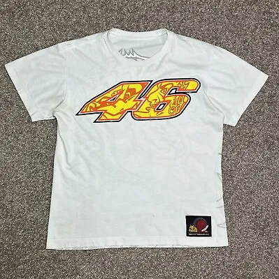 VR46 Men’s T-Shirt Valentino Rossi Racerboyz 46 Sun Moon Graphic S/S Crew Size M • $30