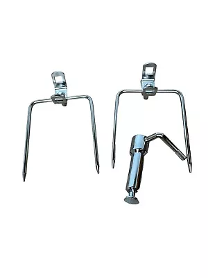 Weber Rotisserie 7614 Meat Forks And Mounting Bracket Replacement Parts • $12.99