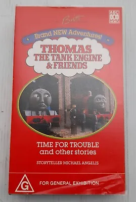 Thomas The Tank Engine & Friends Time For Trouble & Other Stories 1991 VHS PAL • $16