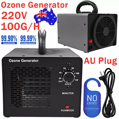 100G/H Ozone Generator Ozonator Machine Air Purifier Clean Deodoriser Ionizer A+ • $80.99