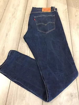 Men's Levi's 512 Skinny Stretch Jeans 32  Waist X 30  Leg Blue. • £12