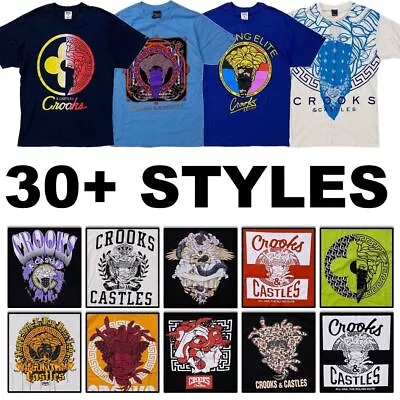 Crooks & Castles Men's Assorted Styles Graphic Print Tee T-Shirt • $24.99