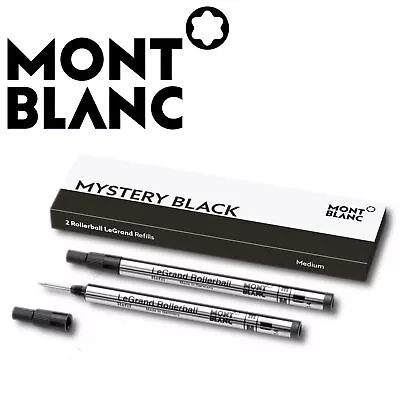 MontBlanc LeGrand Tintenroller Mine Rollerball Medium Mystery Black • $11.99