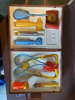 Vintage 1977 Fisher Price Toys #936 Doctor Nurse Medical Kit Case & Tools • $20