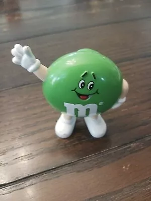 Vintage Rare 1991 Mars M&M Green Candy Dispenser Waving Hand Collectible Toy • $7