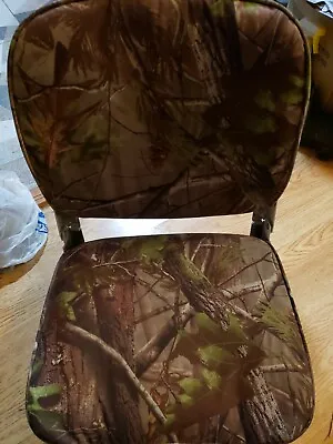 $99.91 • Buy Camo 15  Hinge Mount Boat Seats Factory Grade Camouflage Fabric 