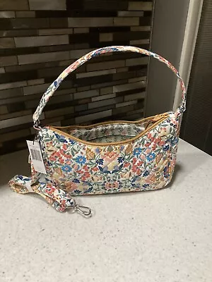 Vera Bradley Women's Cotton Frannie Crescent Crossbody Purse - Recycled Cotton • $80