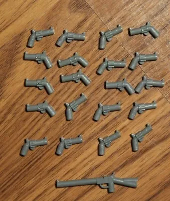 £6.79 • Buy Lego 21pc Total Dark Gray, Weapon Gun Rifle (1) 30141 Plus 20  Pistol Revolver