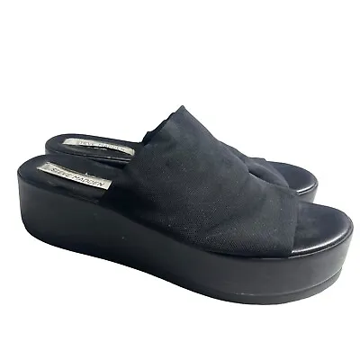 Steve Madden Y2k Vintage 2000's Slip On Platform Sandals Size 8 • $58.63