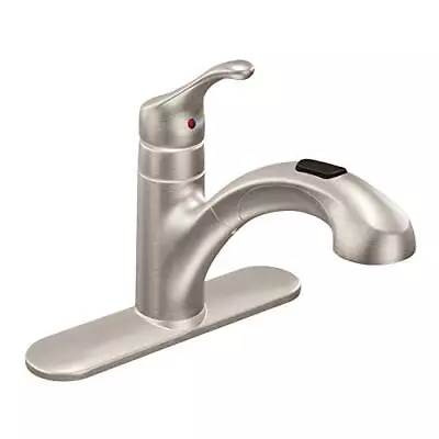 Moen CA87550SRSSD Caprillo Pull-Out Kitchen Faucet Spot Resist Stainless • $99.99