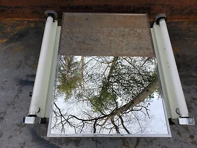 Vintage Miami Carey Lighted Medicine Cabinet Mirror Recessed 22-5/16 H 22-1/4 W • $249.99