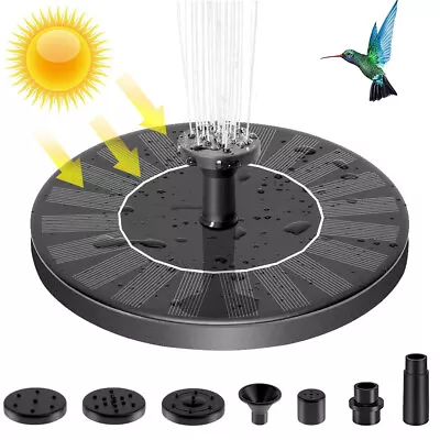 1/2x Solar Power Fountain Submersible Floating Water Pump Bird Bath Garden Pool  • $9.41