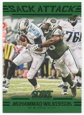 Muhammad Wilkerson 2016 Score Sack Attack Green #6  New York Jets  Temple Owls • $2.99