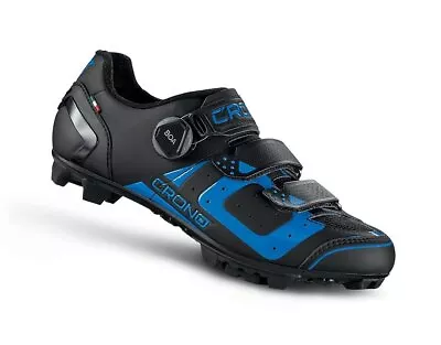 NEW CRONO CX3 Cycling Shoes MTB Gravel BMX - Black/Blue BOA Italian Sidi Gaerne • $109.99