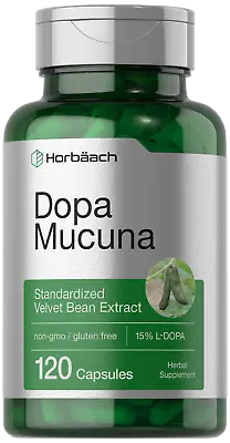 Dopa Mucuna | 120 Capsules | Non-GMO | By Horbaach • $10.99
