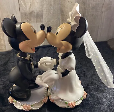 Walt Disney World Mickey And Minnie Bride And Groom Bobble Head Figures • $29