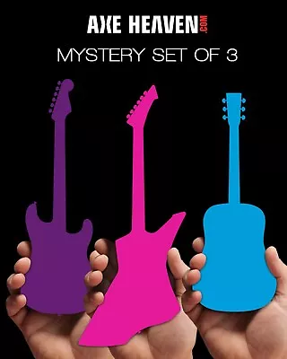 MYSTERY BOX Set Of 3 Mini Guitars-Custom And Rare Limited 1:4 Scale Guitar Model • $69.99