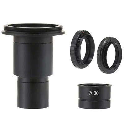 10X SLR Camera Lens Adapter Ring Microscope 23.2mm 30mm Interface F Nikon/Canon • $30.03