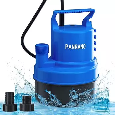 1/2-HP Small Water Pump 2200GPH Submersible Sump Pump For Garden Pond Pool Blue • $55.64