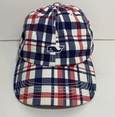 Vineyard Vines For Target Red White Blue Plaid Hat Cap Baseball Patriotic • $12.99