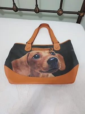 ARDLEIGH ELLIOTT Dog Dachshund  Faithful Friends Tote Purse • $9.99