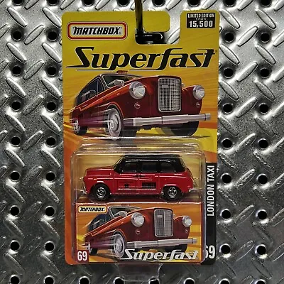 2005 Matchbox Superfast Rare Wheel Variant 69’ London Taxi Red Ltd Ed C2 • $19.43
