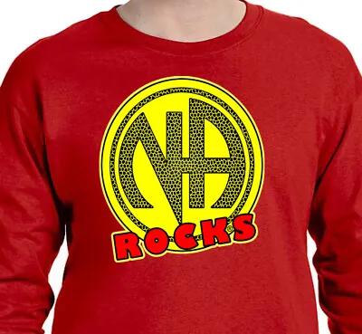 Narcotics Anonymous -  NA ROCKS - Long Sleeve T-shirt  - S-3X  - Free Shipping • $24.99
