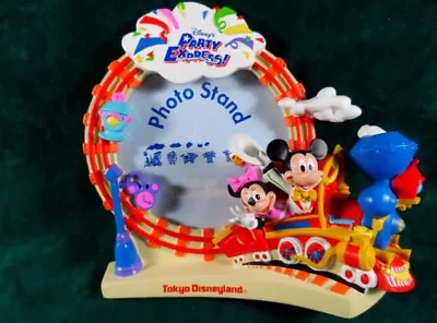 Disney Tokyo Disneyland Party Express Mickey Mouse Train Photo Stand CUTE! • $16.99