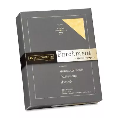 Southworth Parchment Paper - For Laser Print - Letter - 8.50  X 11  - 24 Lb - • $46.37