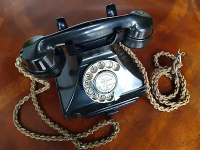 £79.95 • Buy Vintage Gpo Tele. 232 Bakelite  Pyramid Telephone Restored.