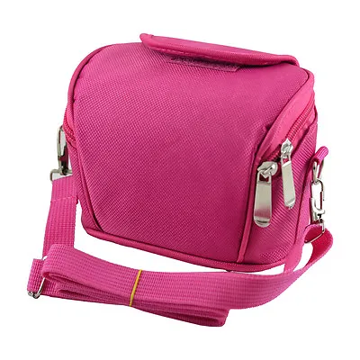 APS Hot Pink Camera Case Bag For Panasonic Lumix DMC LZ20 LZ30 • £14.99