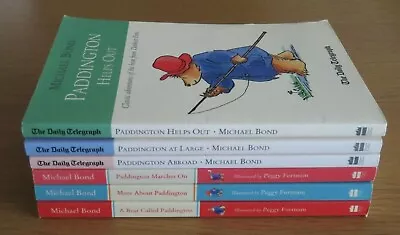 Michael Bond X 6 A Bear Called Paddington More About Paddington Paperback • £10