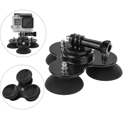 Triangle Suction Cup Mount With Screw For GoPro HERO6 /5 Session /4/3/2/1 • $16.99