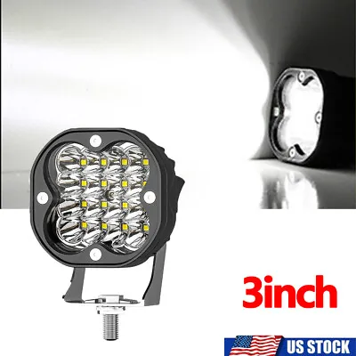 3'' Inch LED Cube Pods White Offroad Driving Lights Spot Work Light Bar Fog Lamp • $13.29