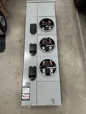 Siemens Power Mod 3 Gang Meter Stack WMM31225 1PH IN 1PH OUT NEW • $2500