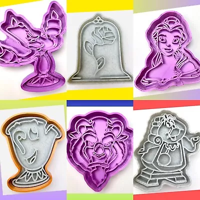 £25.99 • Buy Set Of 6 From  Beauty And The Beast Cookie Cutters