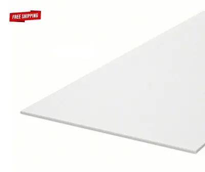 $34.85 • Buy 1/8  Thick High Density Polyethylene Off-White Sheet  48  L X 24  W  HDPE