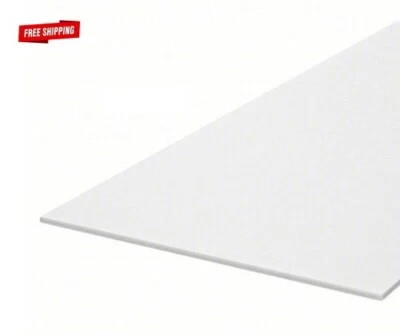 $34.85 • Buy 1/8  Thick High Density Polyethylene Off-White Sheet  48  L X 24  W  HDPE