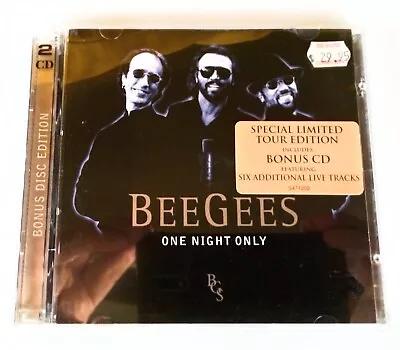 BEE GEES One Night Only Original Album 2 Disc CD W/hype Sticker  • $12.95