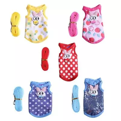 £4.88 • Buy Guinea Pig Harness And Leash Set Rabbit Vest For Hamsters Gerbils Rats Mouse
